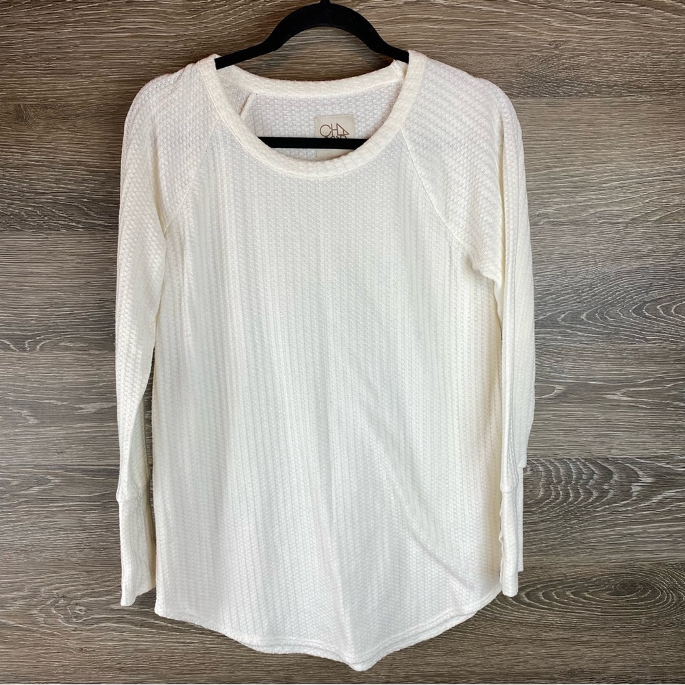 Chaser thermal waffle knit Henley Size M